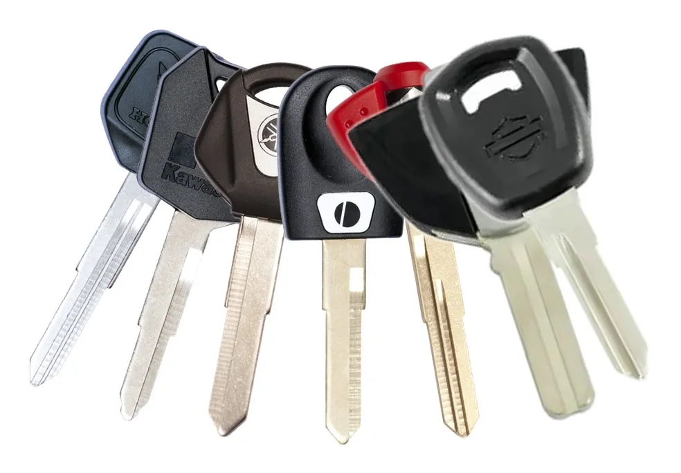 Various motorcycle keys